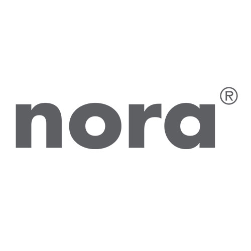 nora logo. Clicking opens up a new tab to manufactures website.